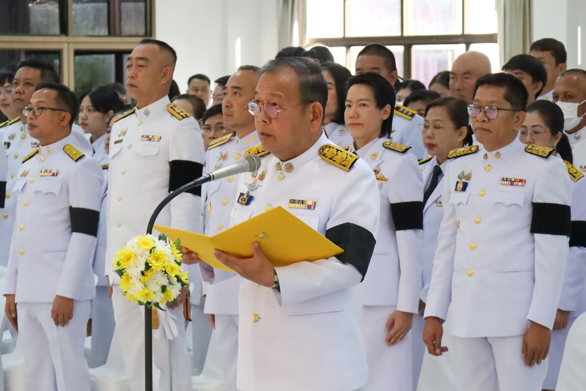 จังหวัดอุทัยธานี จัดพิธีถวายราชสักการะวางพานพุ่ม เนื่องในวันมาตรฐานฝีมือแรงงานแห่งชาติ ประจำปี 2569