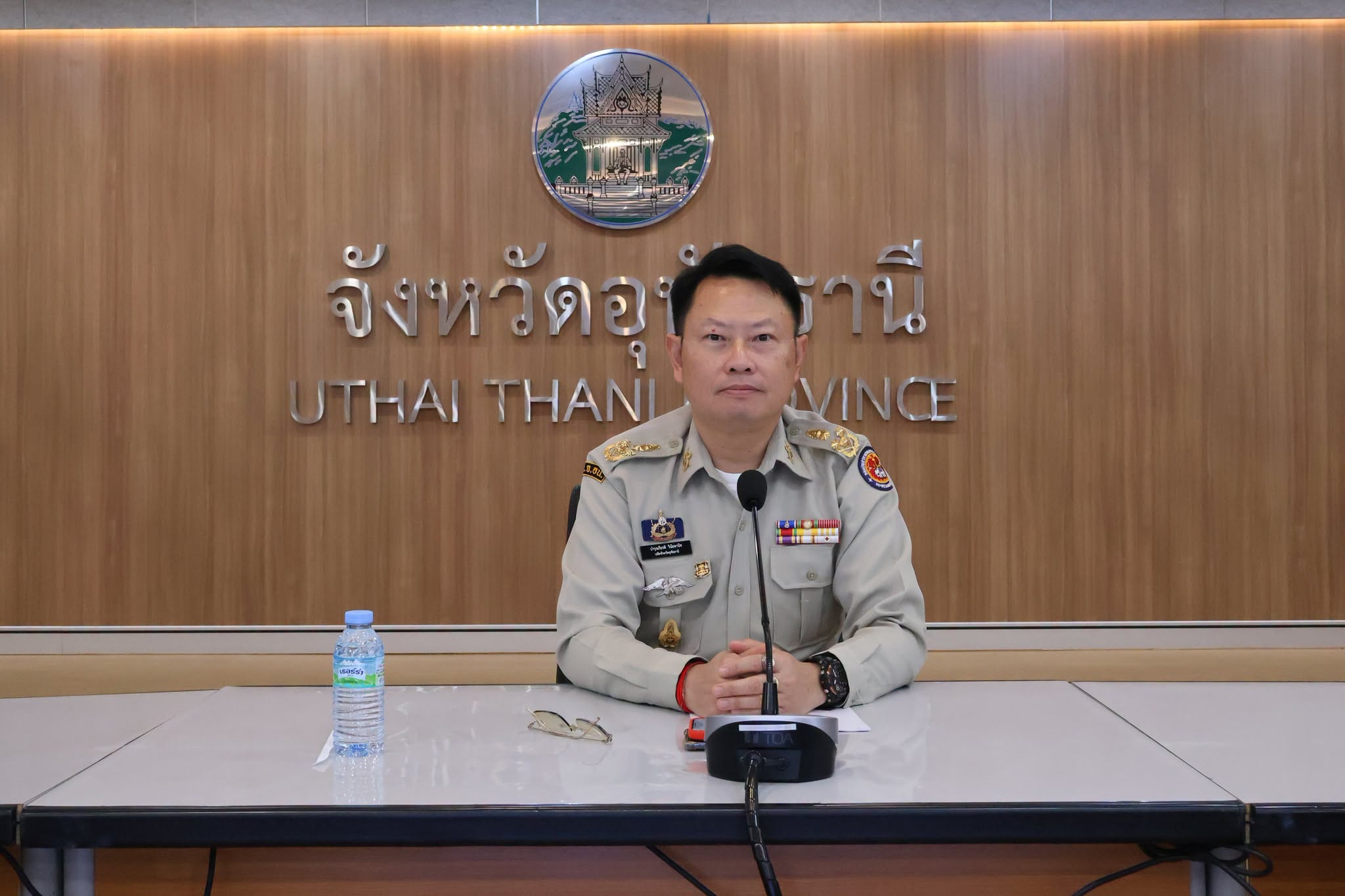  ประชุมคณะกรรมการศูนย์อำนวยการป้องกันและปราบปรามยาเสพติดจังหวัดอุทัยธานี ประจำเดือนตุลาคม 2569